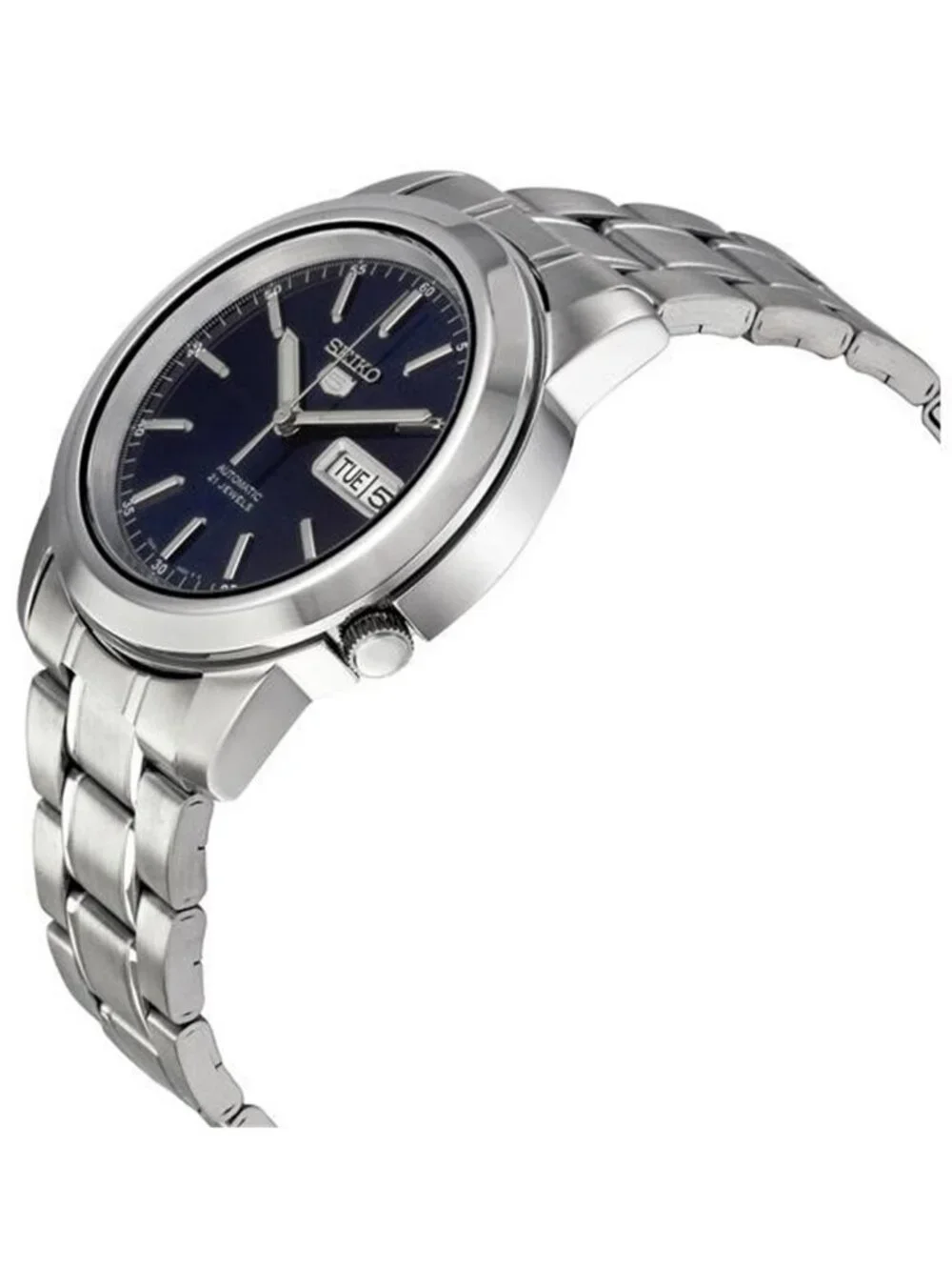 NWT Seiko Series 5 Automatic Blue Dial Men's Watch